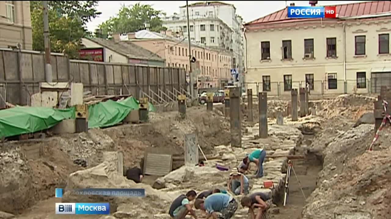 Стена Белого города на Хохловской площади в Москве станет музеем