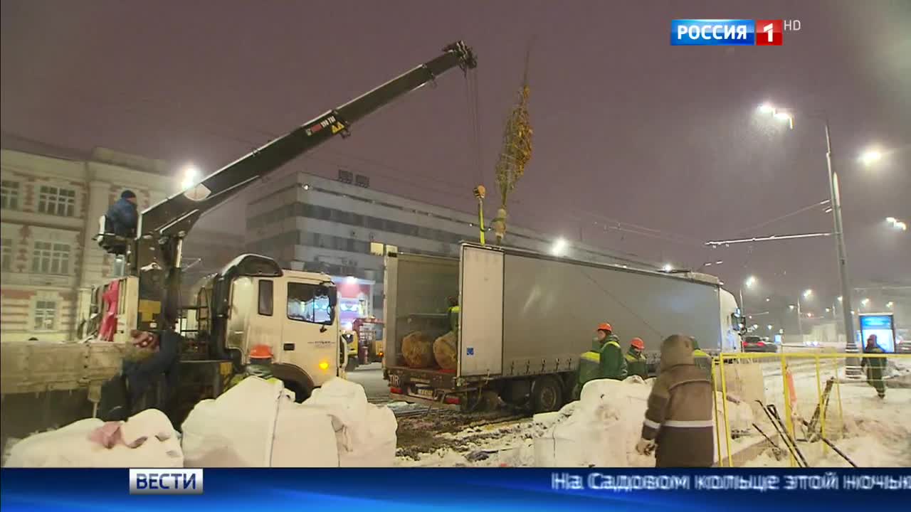 На Садовом кольце начали сажать деревья