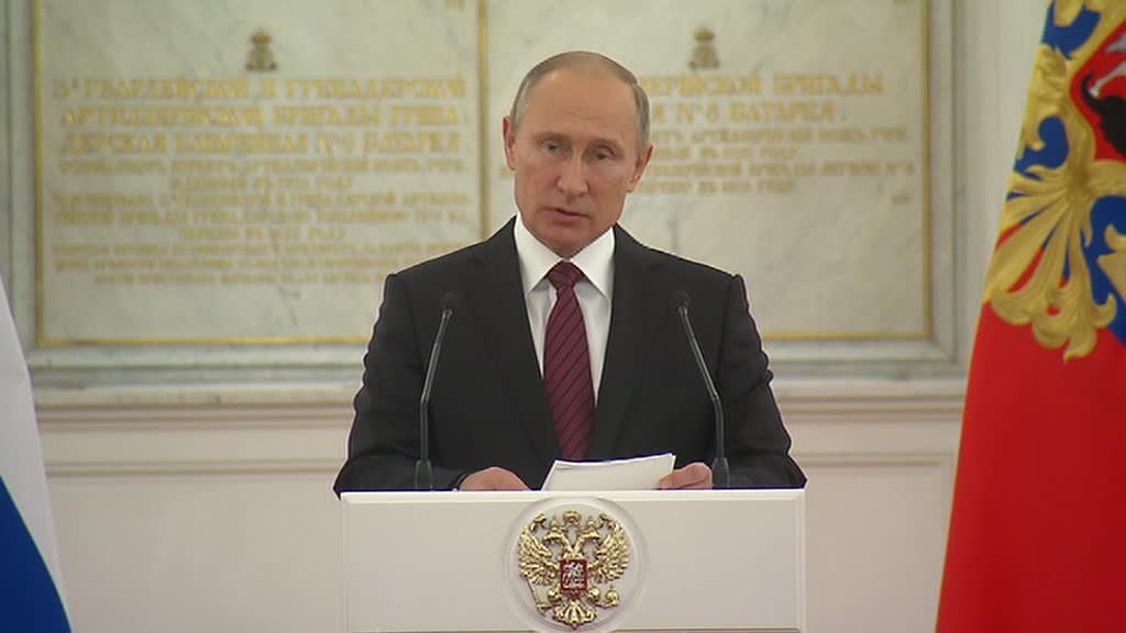 Путин: с начала года предотвращено 43 теракта и поймано 30 шпионов
