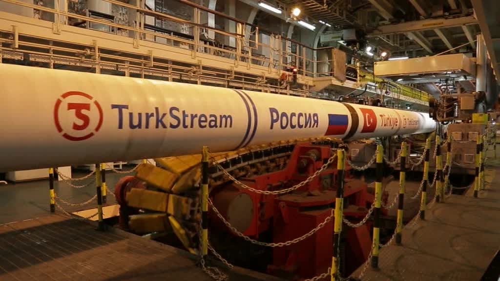 Строительство российской части "Турецкого потока" завершено