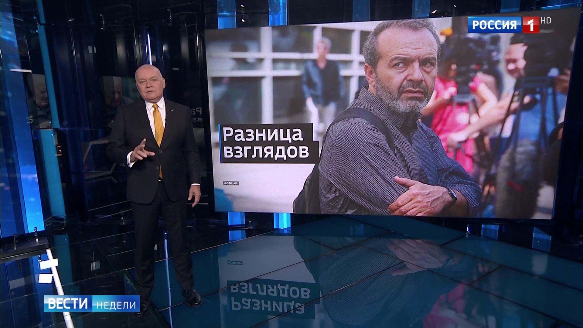 "Плевок в Россию": Киселёв раскритиковал Шендеровича