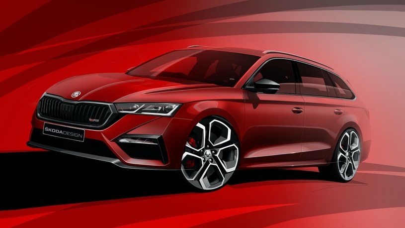 В Сеть "утекли" техданные новой Skoda Octavia RS