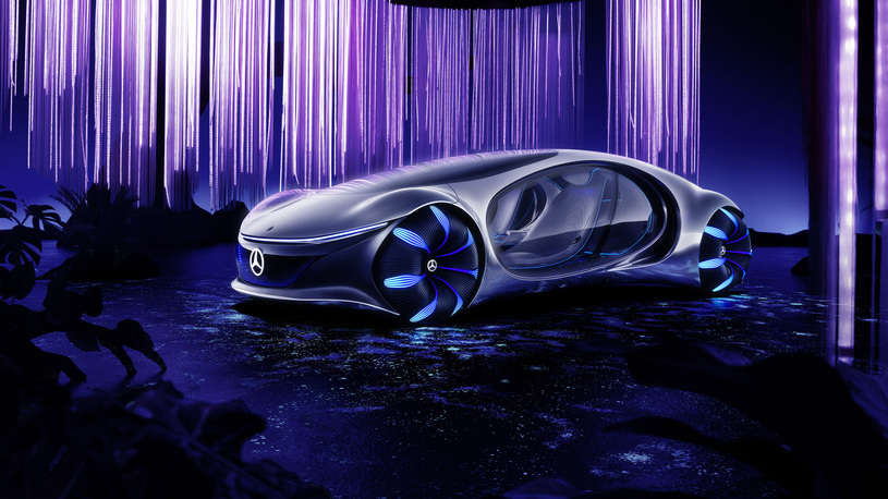 На CES-2020 представлен Mercedes-Benz в стиле "Аватар" (у него есть чешуя)