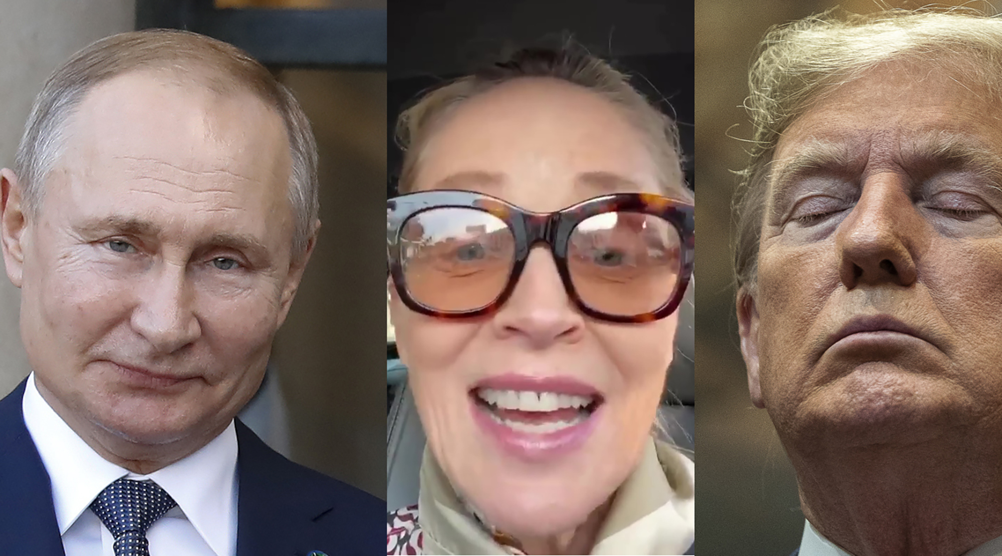 Актриса Шэрон Стоун сравнила Путина и Трампа