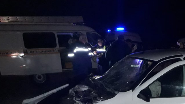 ДТП на Ставрополье: при столкновении трех машин пострадали 12 человек