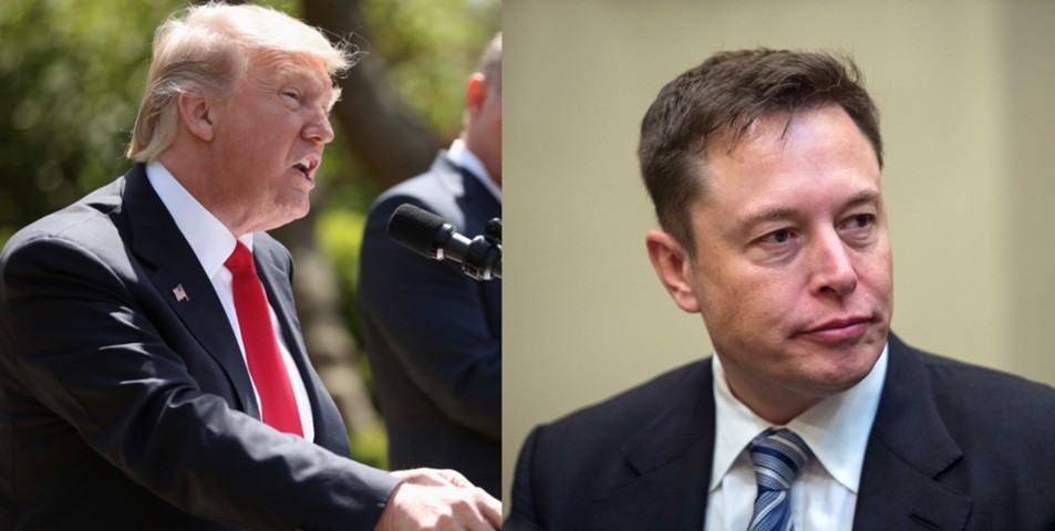 Трамп назвал Илона Маска одним из великих гениев