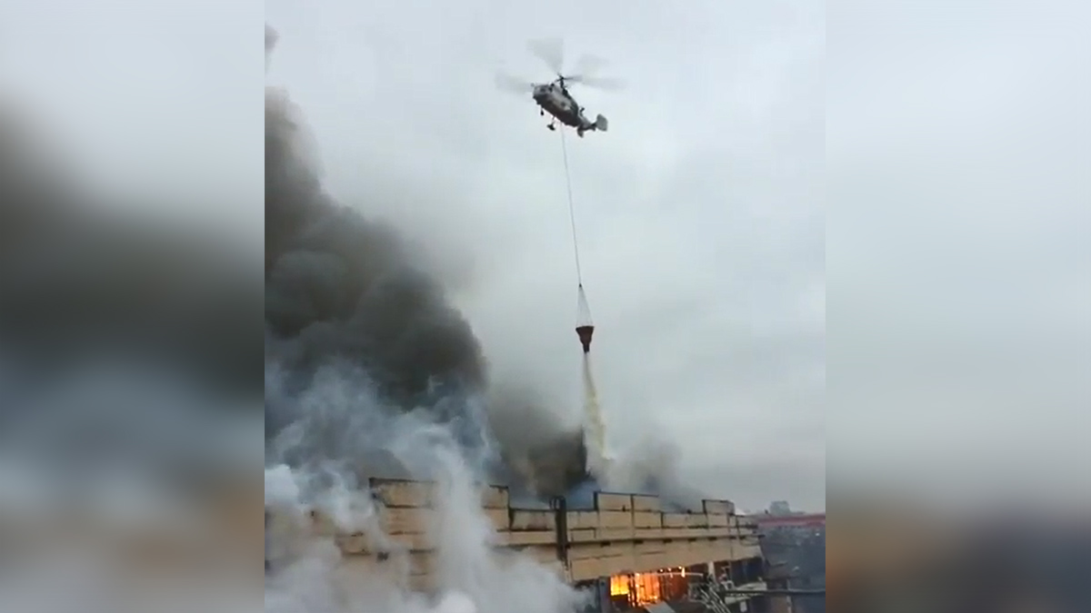 Пожар на складе в Чертанове потушен