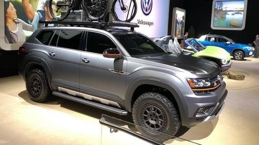 Volkswagen показал, как можно "затюнить" Teramont под бездорожье