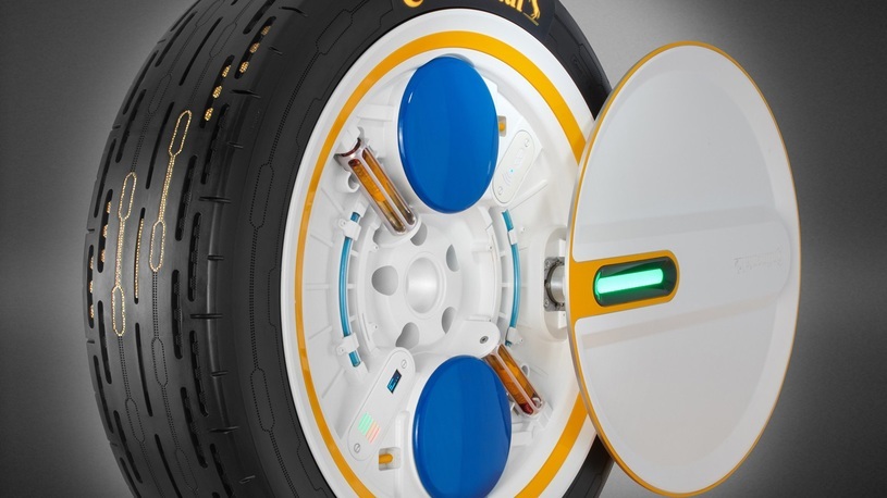 Continental разработала "обидчивую" шину: она умеет надуваться сама