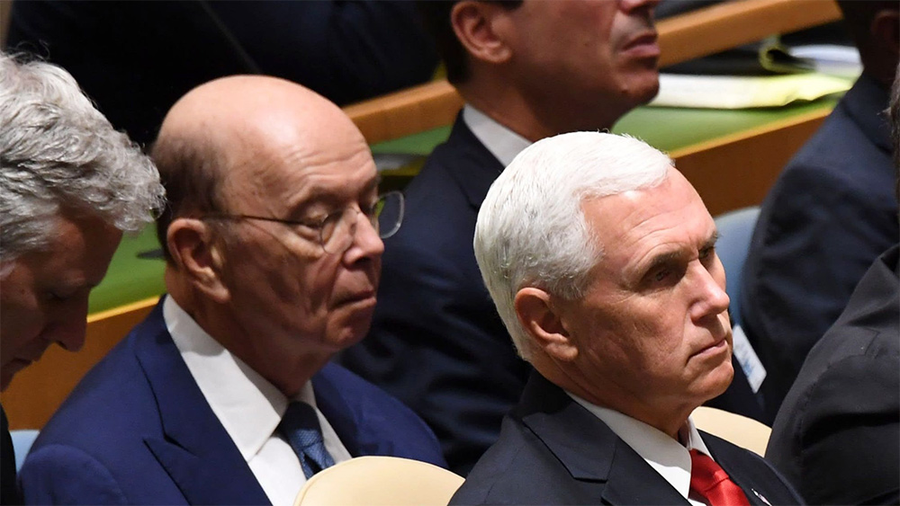 Министр торговли уснул во время речи Трампа на Генассамблее ООН