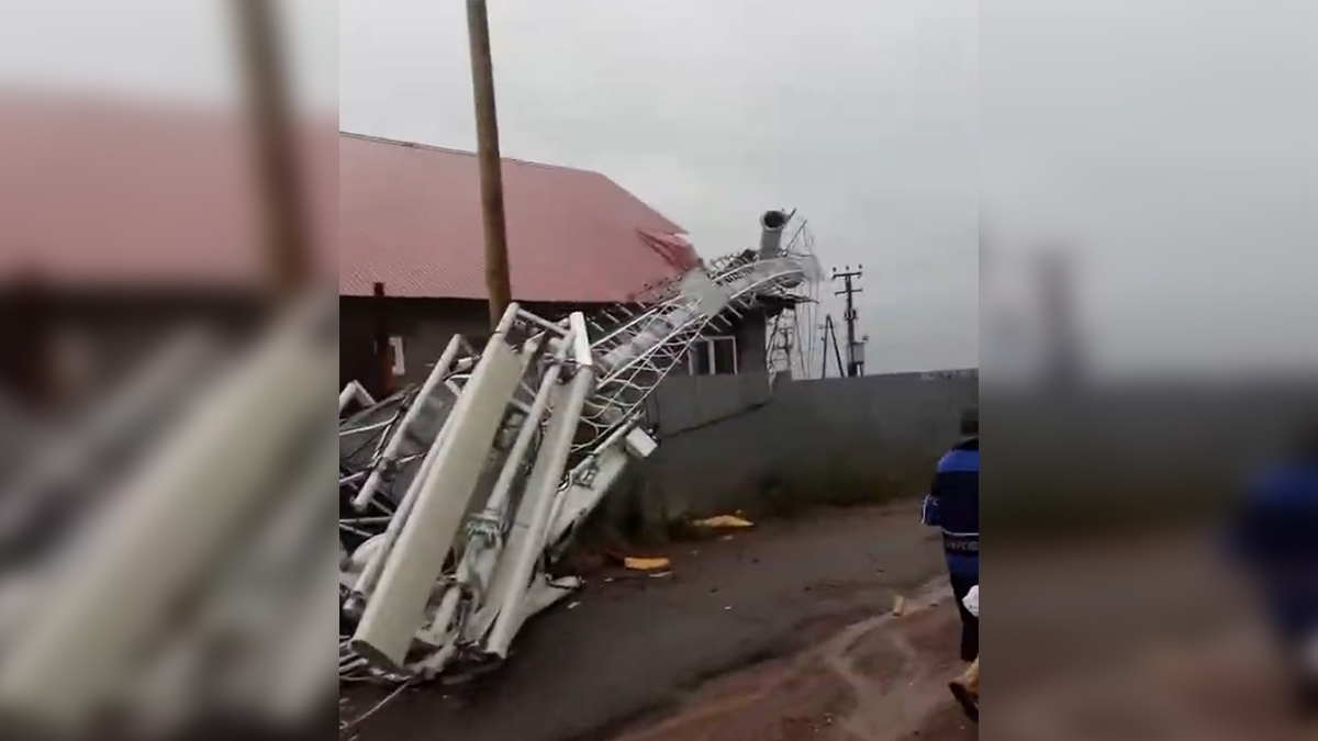 Песок и вода: над Оренбургом пронеслась пылевая буря с дождем