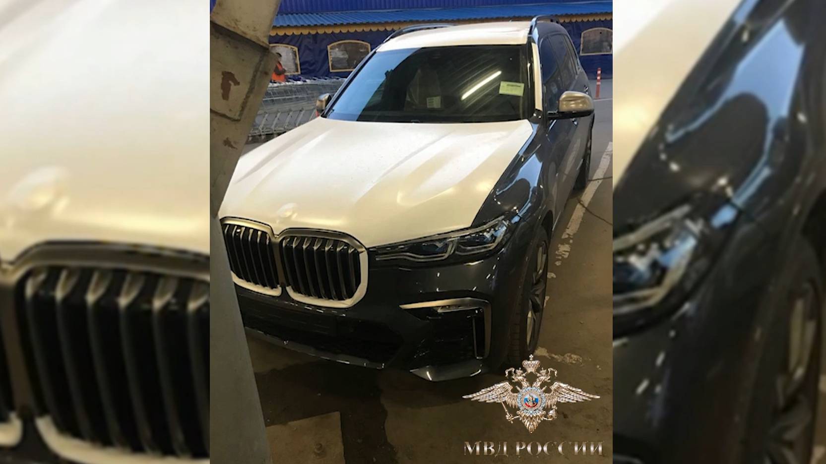 Камера сняла угон новейшего BMW X7 в Мытищах