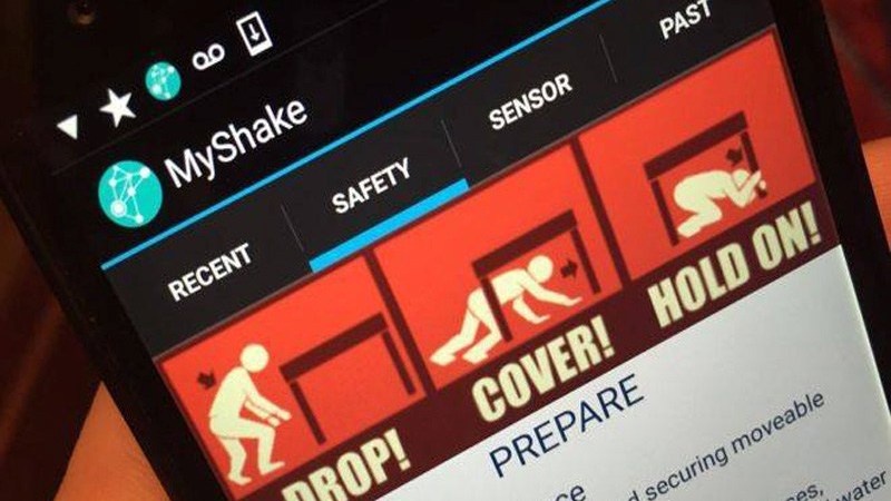 Мобильный сейсмометр MyShake доказал свою "профпригодность"
