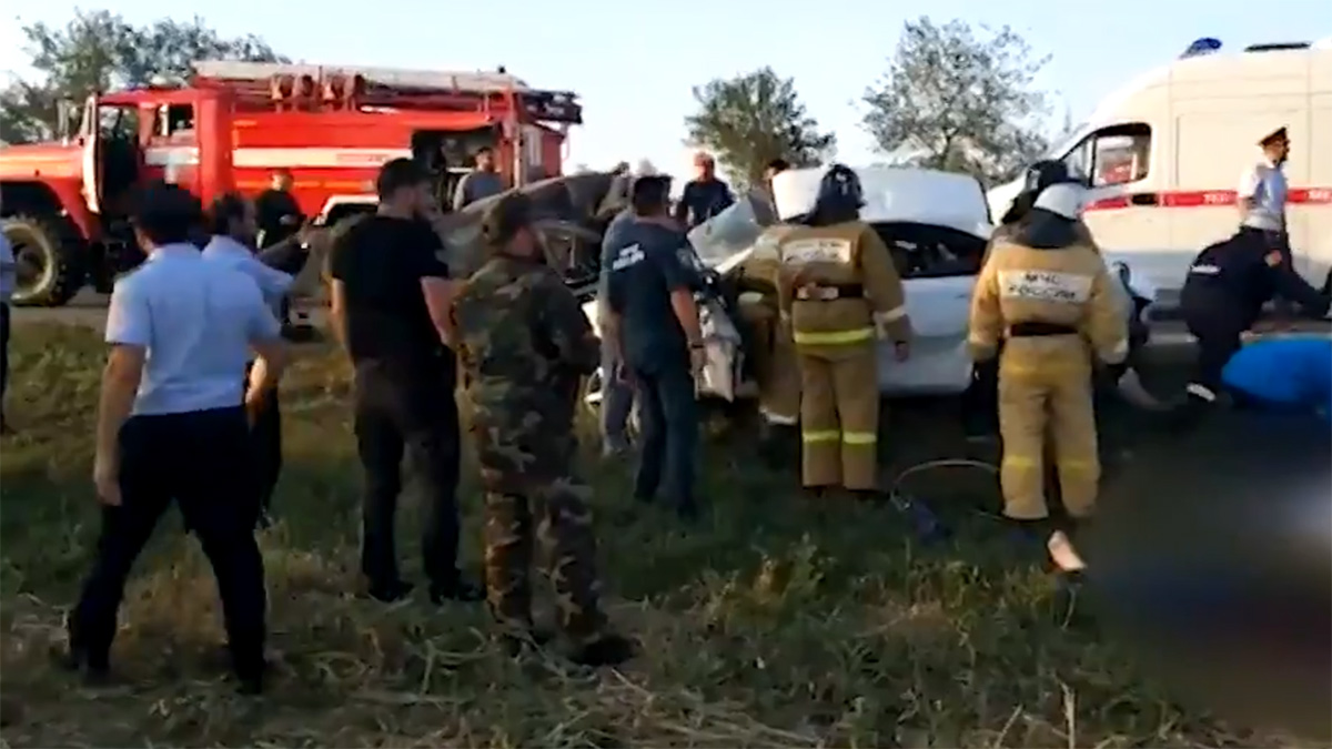 В Чечне погибли в ДТП шесть человек