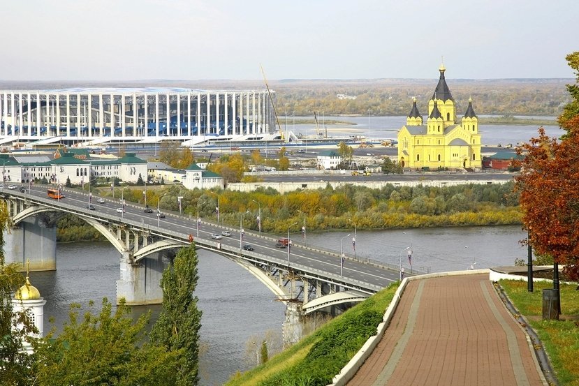 В Нижнем Новгороде ливень разрушил набережную, благоустроенную к ЧМ