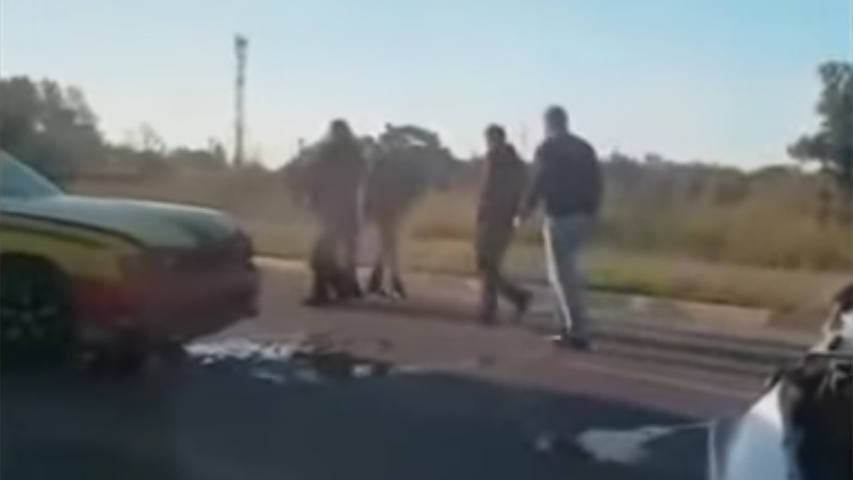 В Благовещенске водитель такси устроил лобовую аварию и драку