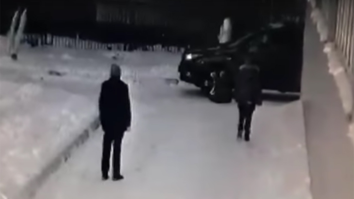 В Чебоксарах учительница сбила ученика на территории гимназии. Видео