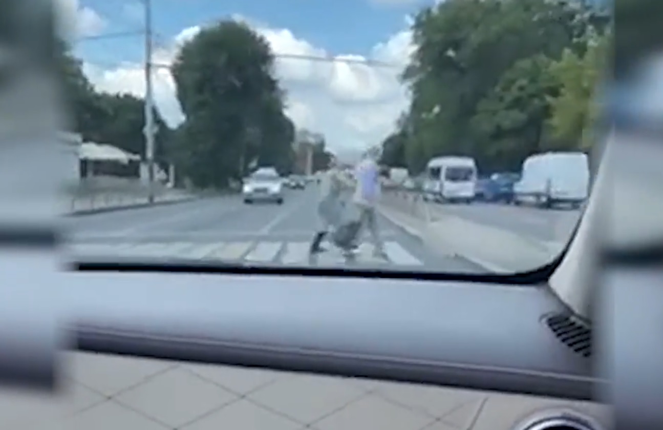 Жених отправился за невестой по встречной полосе оживленной магистрали в Калининграде