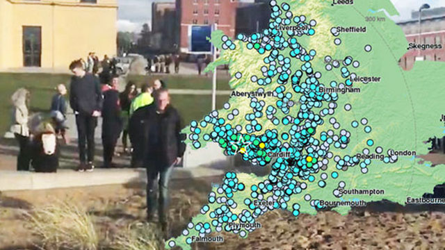Землетрясение в Уэльсе: эвакуировано здание университета в Суонси