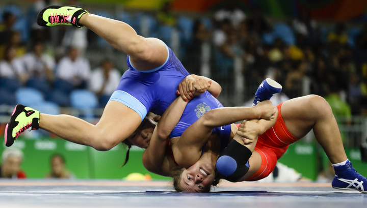 Валерия Коблова выиграла серебряную медаль Игр в борьбе