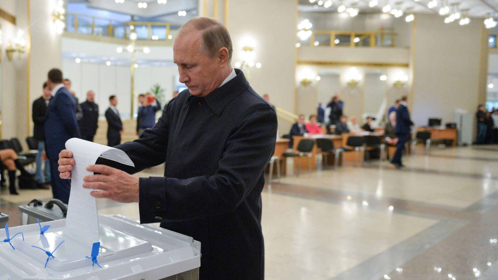 Путин проголосовал в РАН