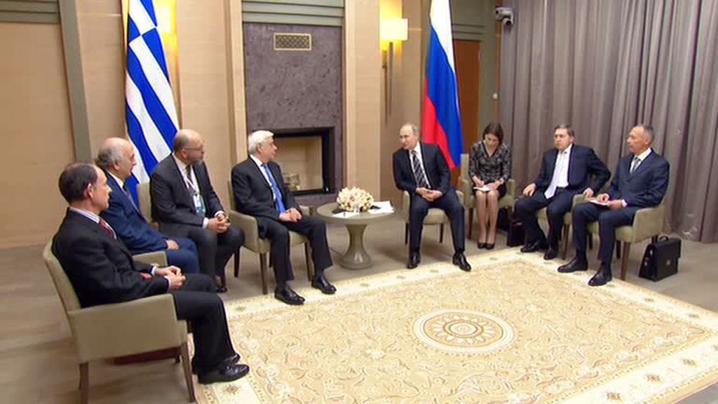 Владимир Путин объявил об открытии перекрестных годов России и Греции