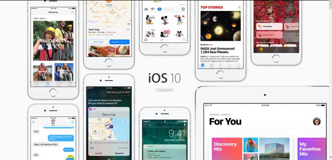 Apple представила мобильную операционку iOS 10
