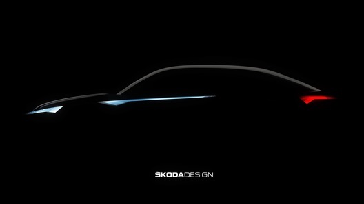 Skoda показала первый тизер кроссовера-купе