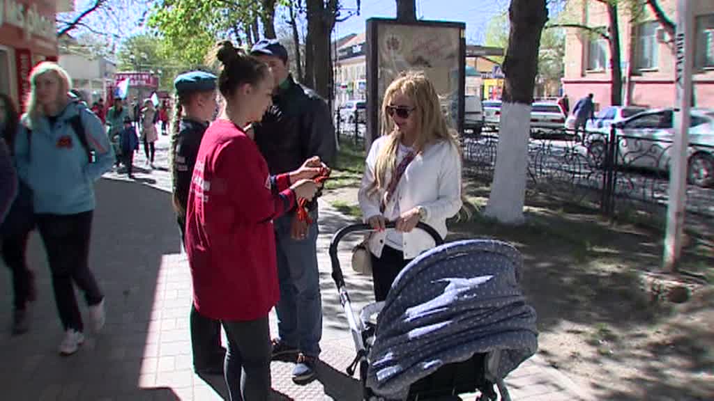 В России стартовала акция "Георгиевская ленточка"