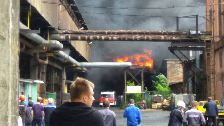 На "Кировском заводе" обрушилось 10 тысяч кв. метров кровли