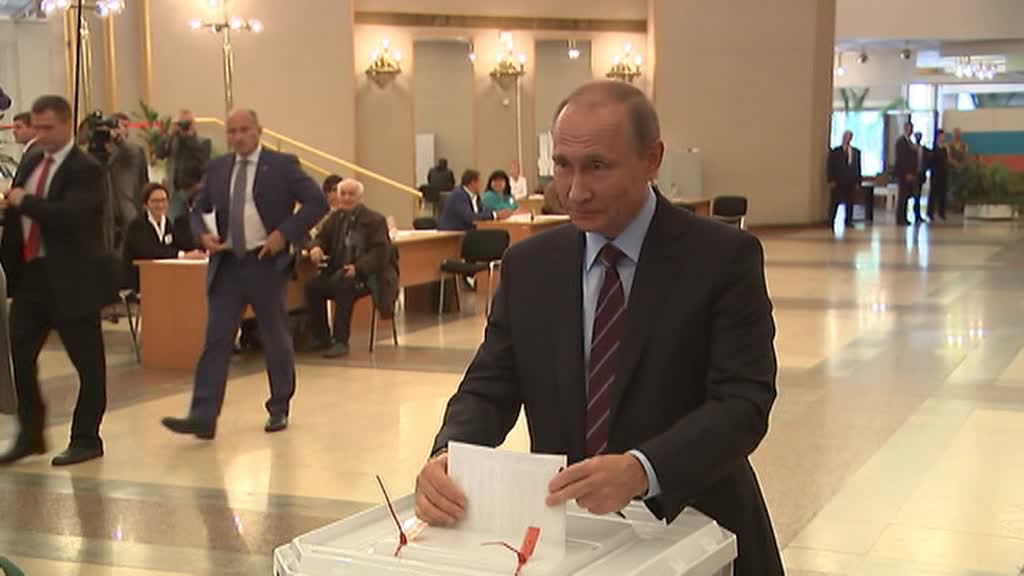 Путин проголосовал в РАН