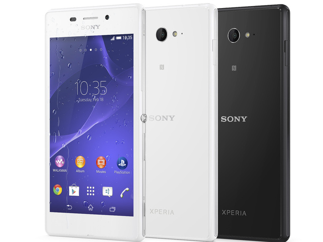 Sony анонсировала водонепроницаемый смартфон Xperia M2 Aqua
