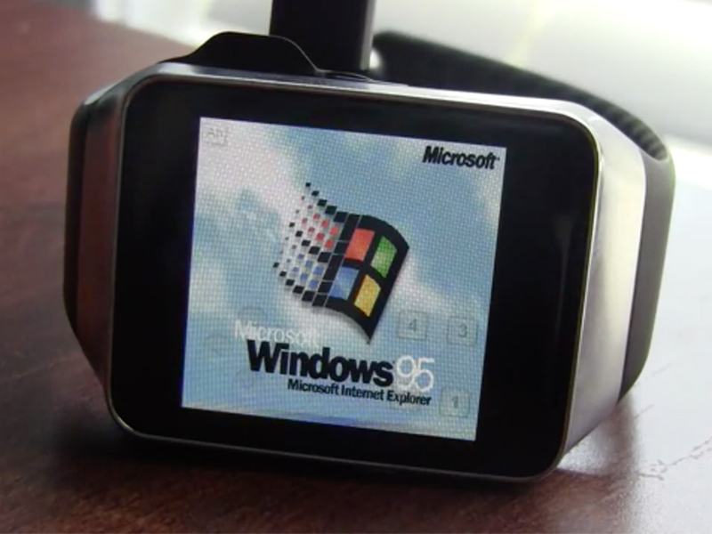 Windows 95 запустили на "умных" часах Samsung
