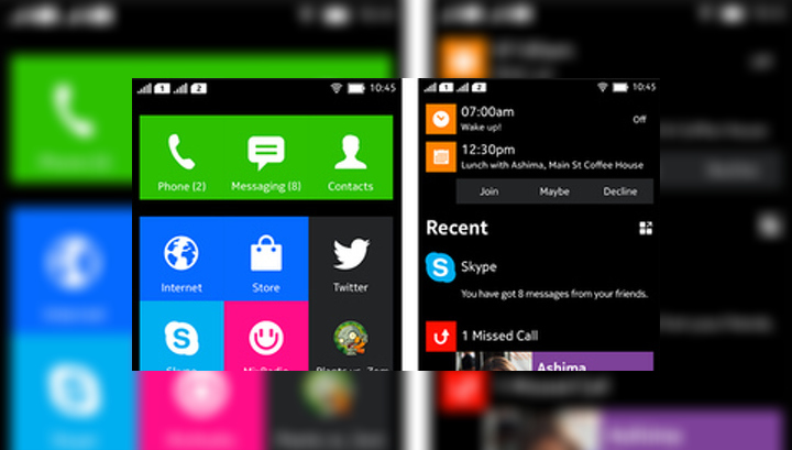 У Android-смартфона Nokia будет экран с "плитками"