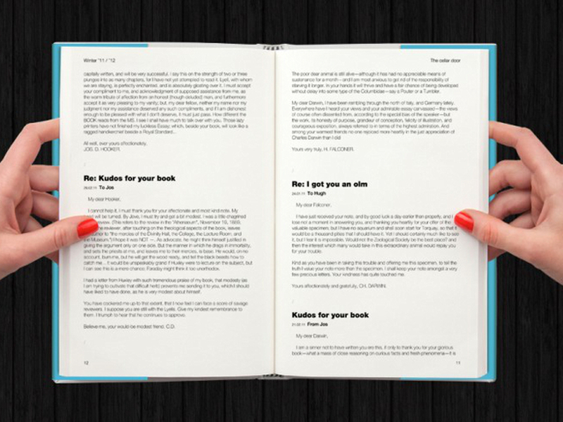 Стартап напечатает книгу с перепиской из Facebook