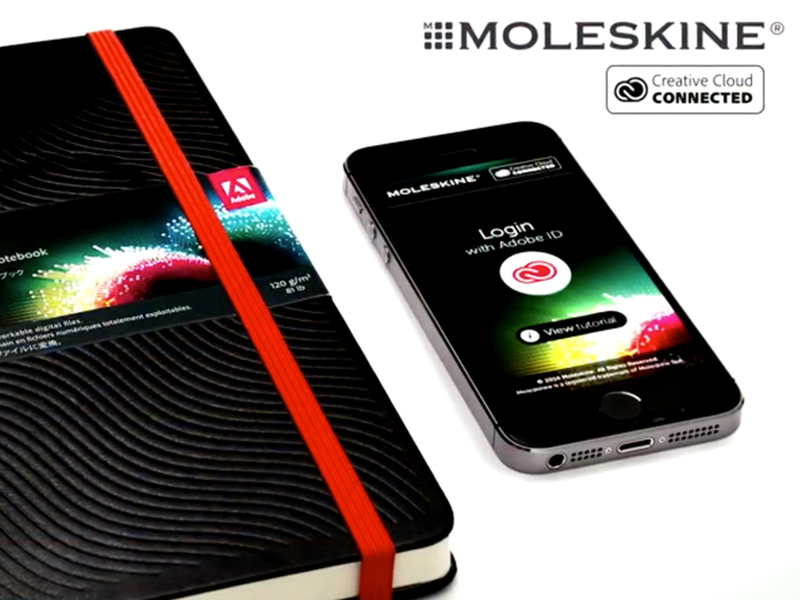 "Умный" блокнот Moleskine синхронизирует рисунки с Photoshop