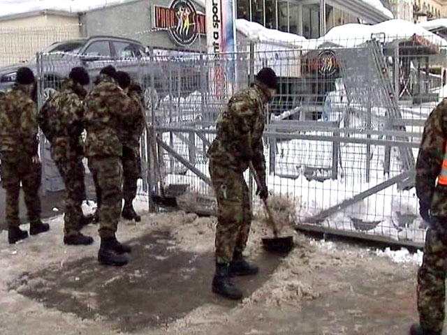 Форум в Давосе пройдет среди сугробов