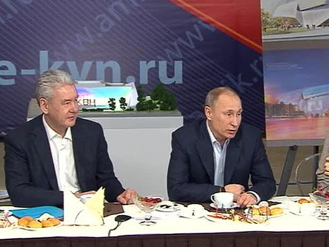 Владимир Путин встретился с российскими КВНщиками