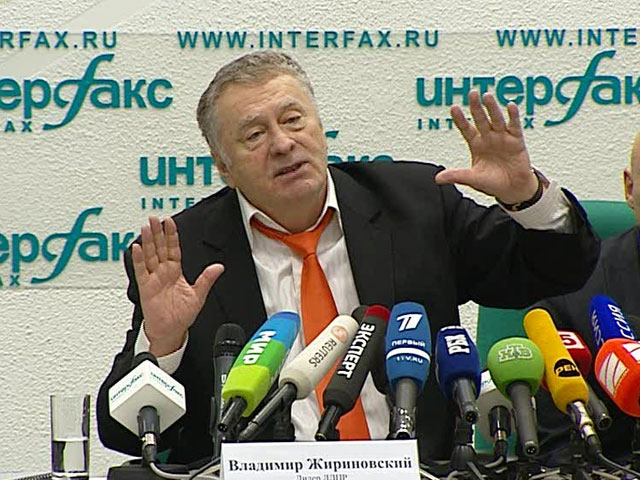 Жириновский о Прохорове: его обвиняют, что он – кремлевская партия, и он других обвиняет