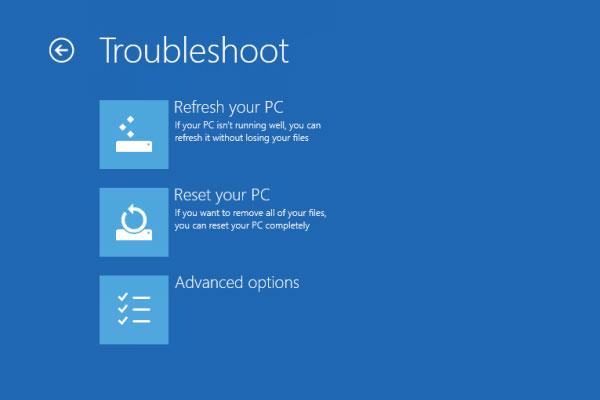 Windows 8 можно будет "освежить" или "обнулить"