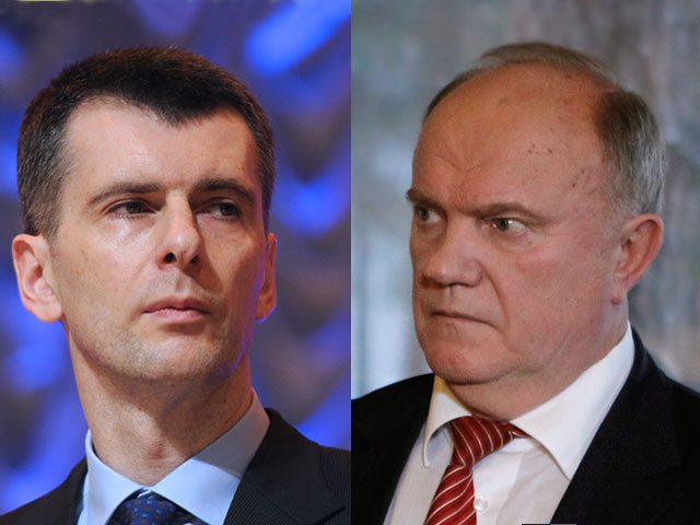 "Схватка бульдогов под ковром". Блогеры обсуждают "Поединок" Зюганова и Прохорова