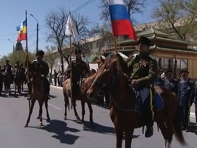 В Астрахани завершился конный поход в честь Дня победы
