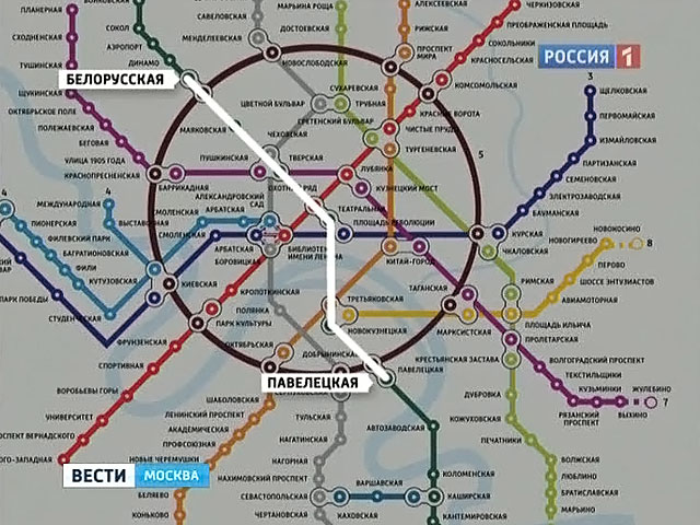 Сломавшийся состав затормозил Замоскворецкую линию метро