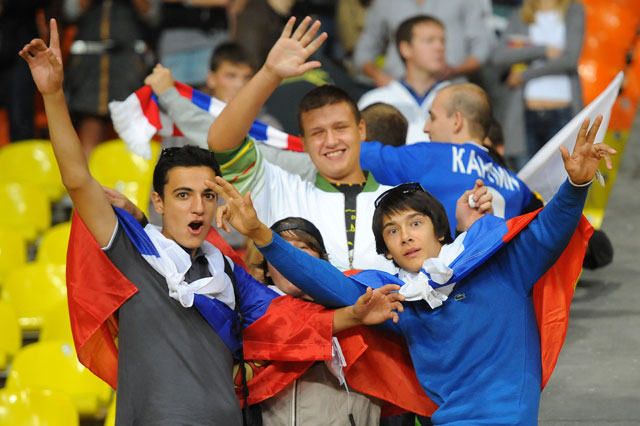 Болельщики: игра с Чехией будет самой сложной для России на Евро-2012