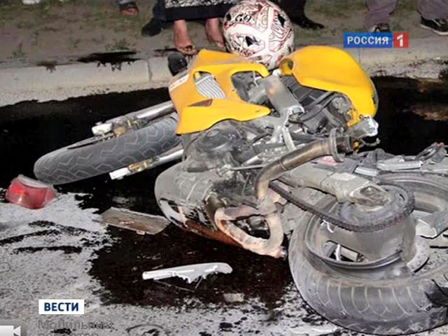 Под Подольском иномарка сбила мотоциклиста