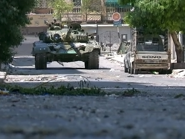 Сирийская армия взяла штурмом город-спутник Дамаска