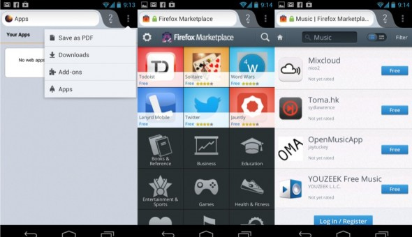 Разработчик Firefox открыл онлайн-магазин на Android