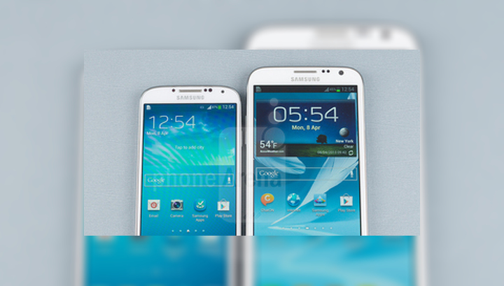 Galaxy Note III окажется "подросшим" смартфоном S4