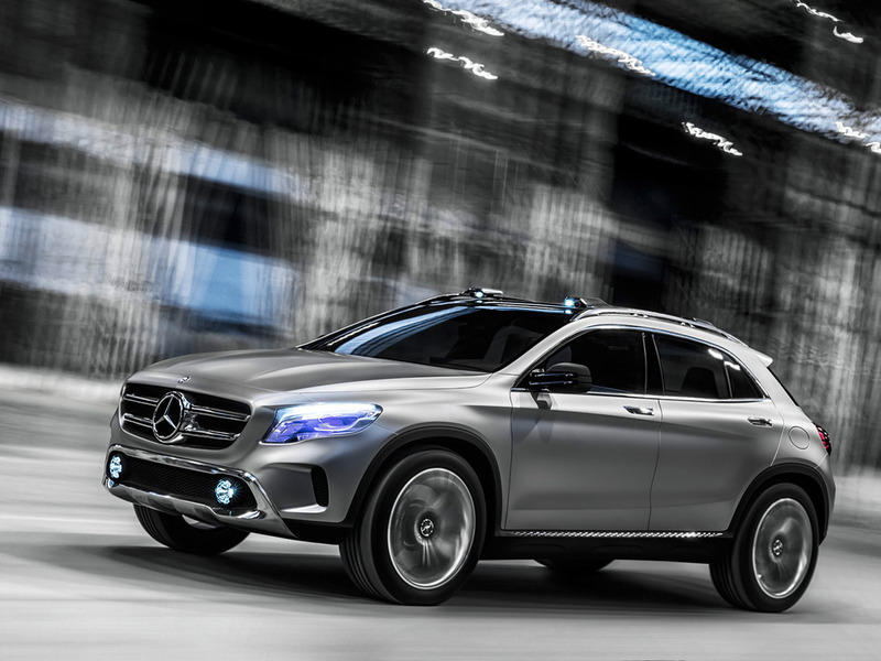Mercedes показал маленький агрессивный кроссовер