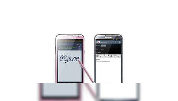 Samsung анонсировала розовый Galaxy Note II